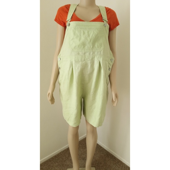 linen maternity overalls